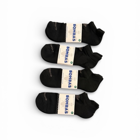 Bombas Other - Bombas Men's Black Ankle Socks 4 pack XL